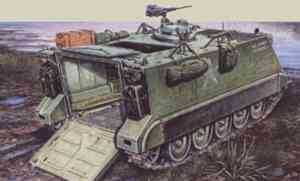 M113 Tracked armoured personnel carrier