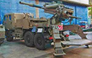 155-мм система ATMOS производства фирмы Soltam Systems (Израиль)